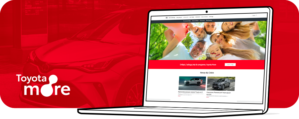 Main Banner Program lojalnościowy Toyota More: Pierwsze miejsce wśród producentów aut w Polsce