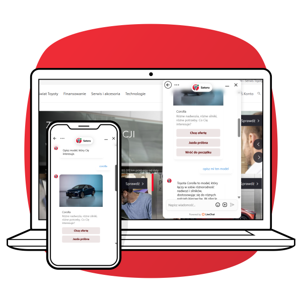 Main Banner Livechat & ChatBot: Jak Toyota zwiększyła sprzedaż automatyzując 90% konwersacji online